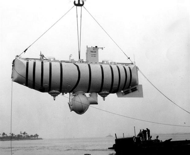 Bathyscaphe Trieste عجیب ترین زیر در یایی های دنیا